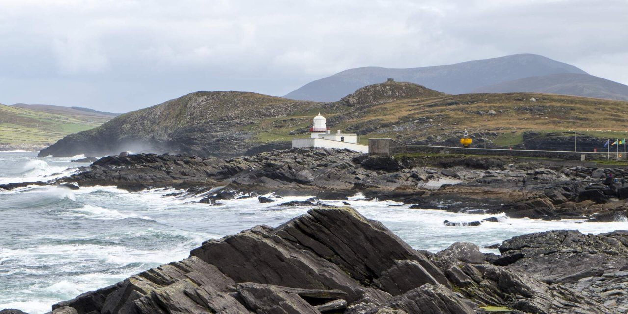 coastal view of valentia lighthouse
